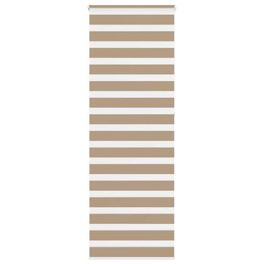 Vidaxl zebra blind 80x230 cm stofbreedte 75,9 cm polyester zandbruin