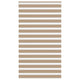 Vidaxl zebra blind 120x230 cm stofbreedte 115,9 cm polyester zandbruin