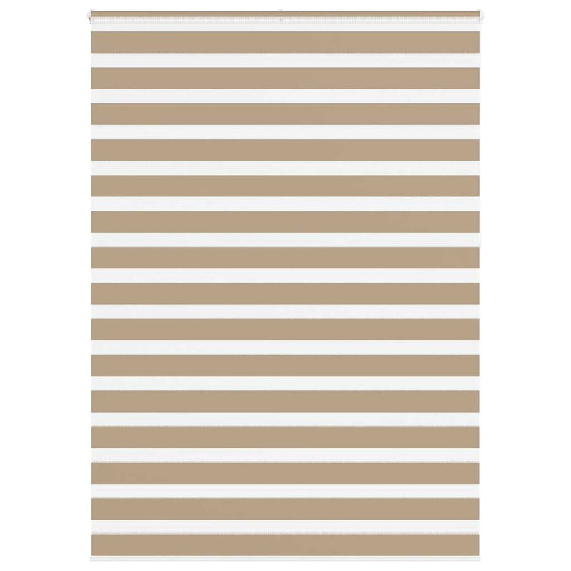 Load image into Gallery viewer, Vidaxl zebra blind 160x230 cm stofbreedte 155,9 cm polyester zandbruin
