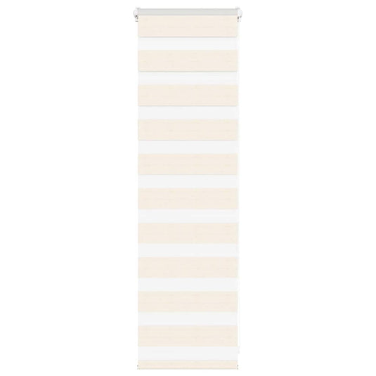 Vidaxl zebra rolgordijn 40x100 cm stofbreedte 35,9 cm marmerbeige