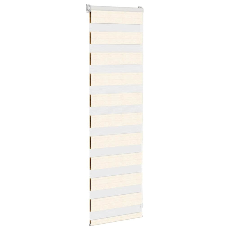 Load image into Gallery viewer, Vidaxl zebra rolgordijn 40x100 cm stofbreedte 35,9 cm marmerbeige
