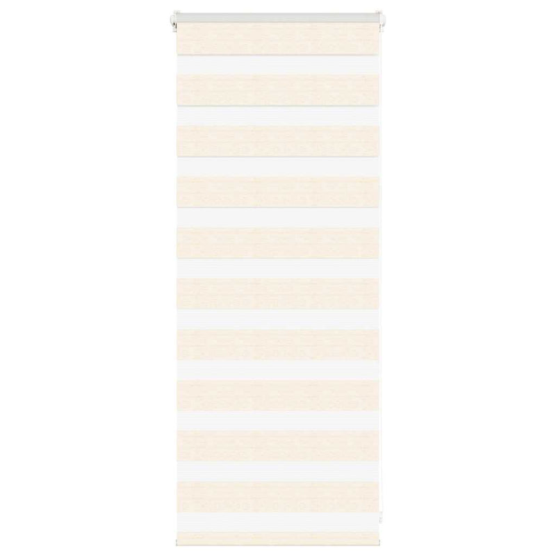 Afbeelding laden in galerijviewer, Vidaxl zebra rolgordijn 60x100 cm stofbreedte marmerbeige 55,9 cm
