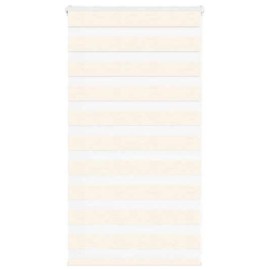 Vidaxl zebra rolgordijn 80x100 cm stofbreedte 75,9 cm marmerbeige