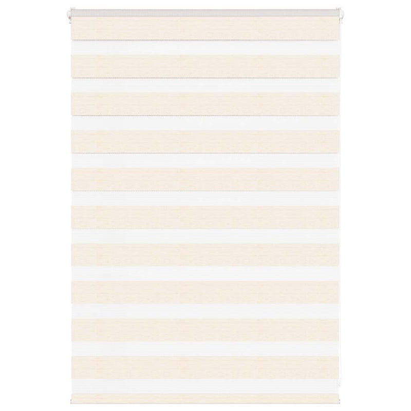 Afbeelding laden in galerijviewer, Vidaxl zebra rolgordijn 95x100 cm stofbreedte 90,9 cm marmerbeige
