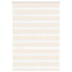 Vidaxl zebra rolgordijn 95x100 cm stofbreedte 90,9 cm marmerbeige