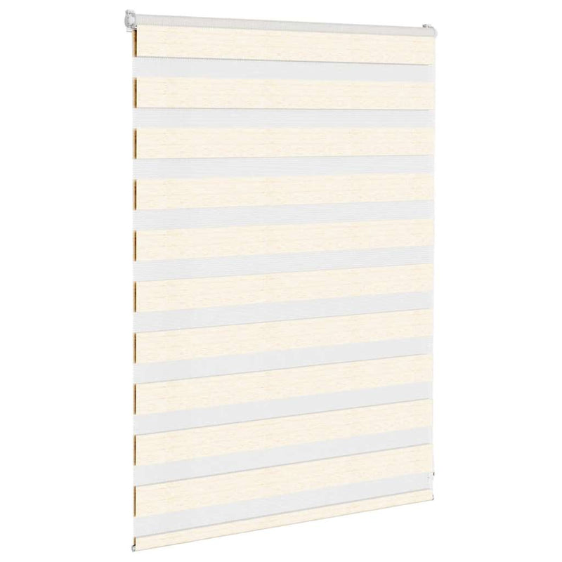 Afbeelding laden in galerijviewer, Vidaxl zebra rolgordijn 95x100 cm stofbreedte 90,9 cm marmerbeige
