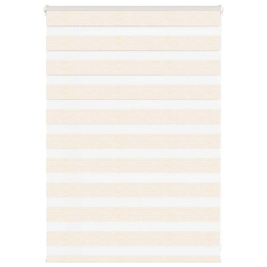 Vidaxl zebra rolgordijn 100x100 cm stofbreedte 95,9 cm marmerbeige