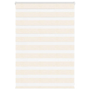 Vidaxl zebra rolgordijn 110x100 cm stofbreedte 105,9 cm marmerbeige