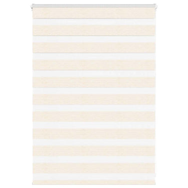 Vidaxl zebra rolgordijn 110x100 cm stofbreedte 105,9 cm marmerbeige
