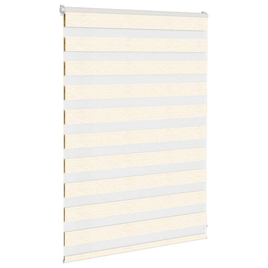 Vidaxl zebra rolgordijn 110x100 cm stofbreedte 105,9 cm marmerbeige