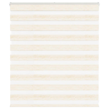Vidaxl zebra rolgordijn 120x100 cm stofbreedte 115,9 cm marmerbeige