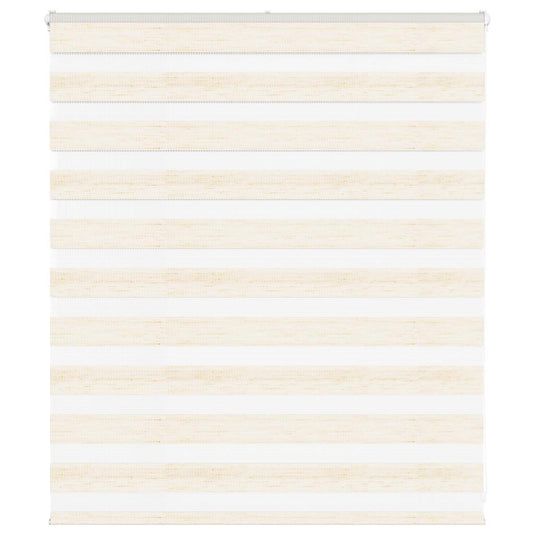 Vidaxl zebra rolgordijn 120x100 cm stofbreedte 115,9 cm marmerbeige