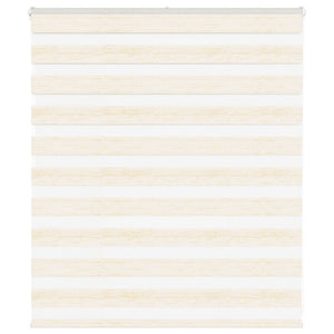Vidaxl zebra rolgordijn 125x100 cm stofbreedte 120,9 cm marmerbeige