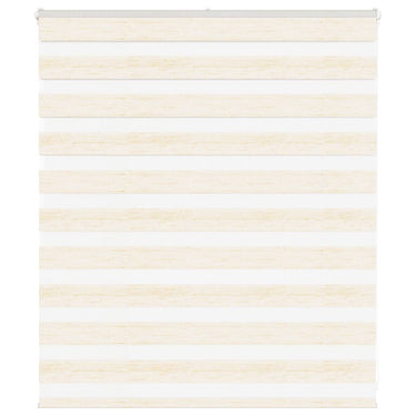 Vidaxl zebra rolgordijn 125x100 cm stofbreedte 120,9 cm marmerbeige