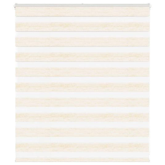 Vidaxl zebra rolgordijn 125x100 cm stofbreedte 120,9 cm marmerbeige