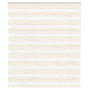 Vidaxl zebra rolgordijn 130x100 cm stofbreedte 125,9 cm marmerbeige