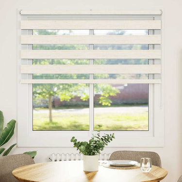 Vidaxl zebra rolgordijn 150x100 cm stofbreedte 145,9 cm marmerbeige