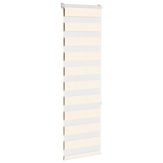 Vidaxl zebra blind 40x150 cm stofbreedte 35,9 cm polyester marmerbeige