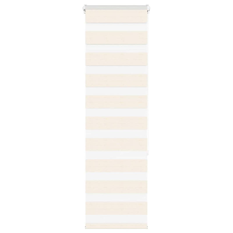 Laden Sie das Bild in Galerie -Viewer, Vidaxl zebra blind 45x150 cm stofbreedte 40,9 cm polyester marmerbeige
