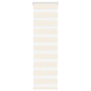 Vidaxl zebra blind 50x150 cm stofbreedte 55,9 cm polyester marmerbeige
