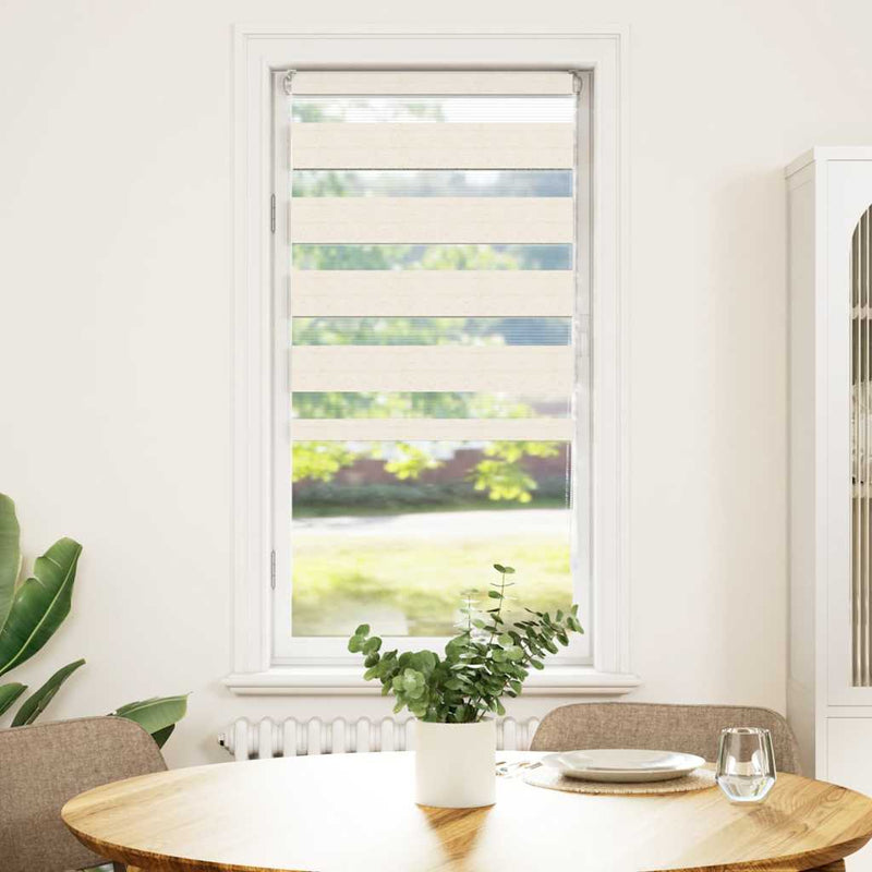 Load image into Gallery viewer, Vidaxl zebra blind 60x150 cm stofbreedte 55,9 cm polyester marmerbeige
