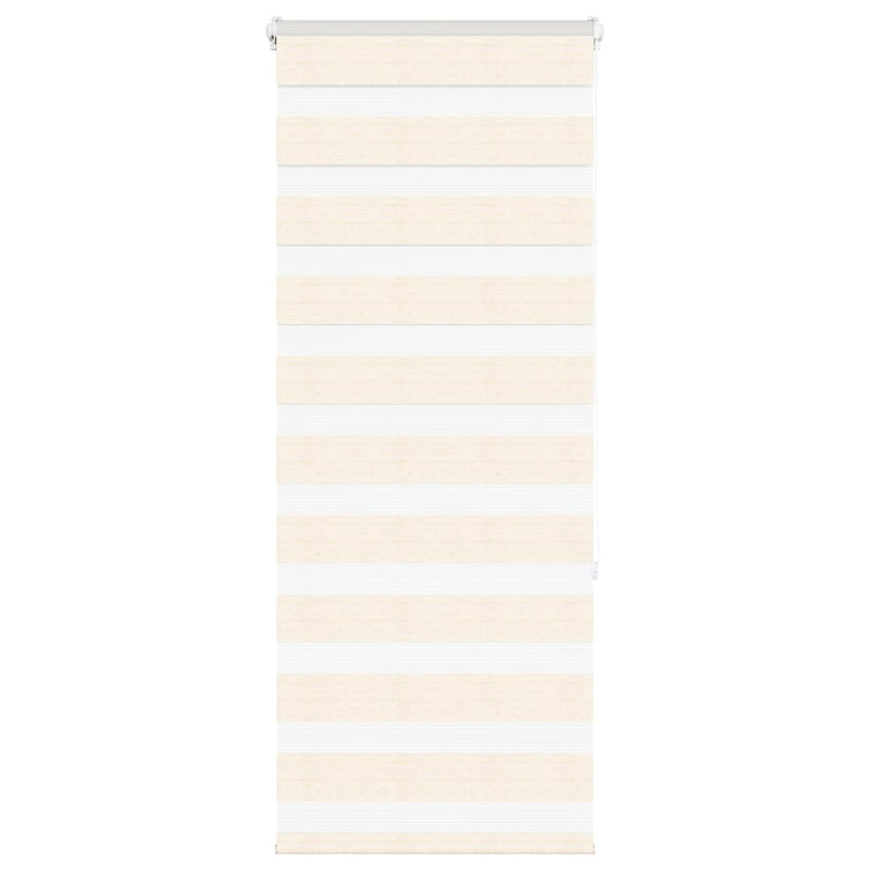Load image into Gallery viewer, Vidaxl zebra rolgordijn 65x150 cm stofbreedte 60,9 cm marmerbeige
