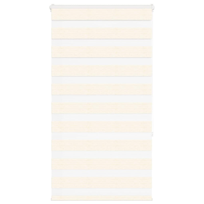 Afbeelding laden in galerijviewer, Vidaxl zebra rolgordijn 85x150 cm stofbreedte 80,9 cm marmerbeige
