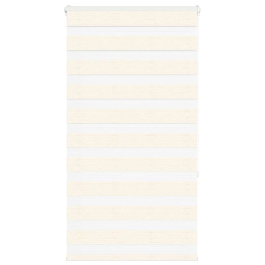Vidaxl zebra rolgordijn 90x150 cm stofbreedte 85,9 cm marmerbeige