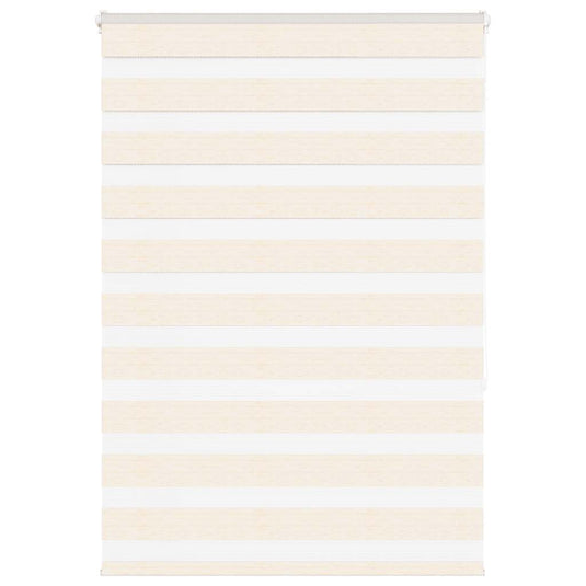 Vidaxl zebra blind 105x150cm stofbreedte 100,9cm polyester marmerbeige