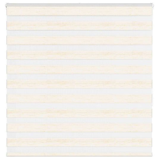 Vidaxl zebra blind 145x150cm stofbreedte 140,9cm polyester marmerbeige