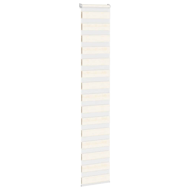 Load image into Gallery viewer, Vidaxl zebra rolgordijn 40x200 cm stofbreedte 35,9 cm marmerbeige
