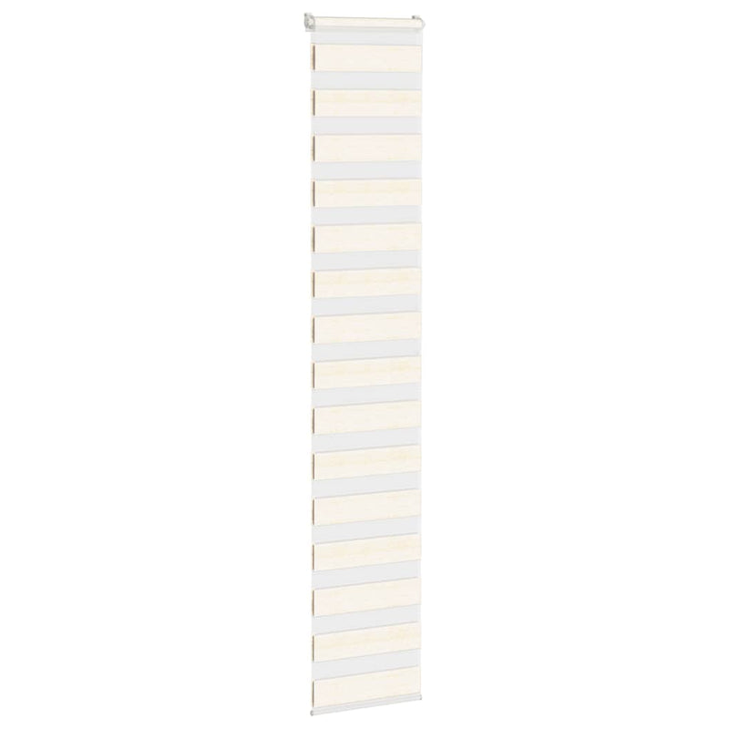 Afbeelding laden in galerijviewer, Vidaxl zebra rolgordijn 45x200 cm stofbreedte 40,9 cm marmerbeige
