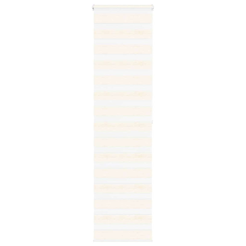 Load image into Gallery viewer, Vidaxl zebra rolgordijn 60x200 cm stofbreedte marmerbeige 55,9 cm
