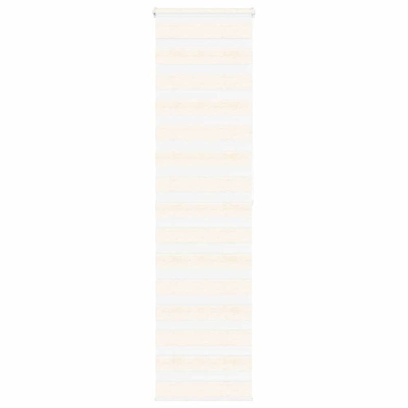 Afbeelding laden in galerijviewer, Vidaxl zebra rolgordijn 65x200 cm stofbreedte 60,9 cm marmerbeige
