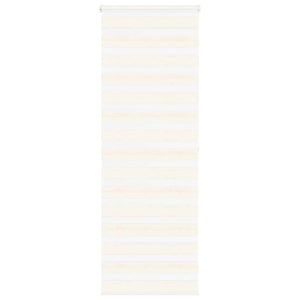 Vidaxl zebra rolgordijn 90x200 cm stofbreedte 85,9 cm marmerbeige