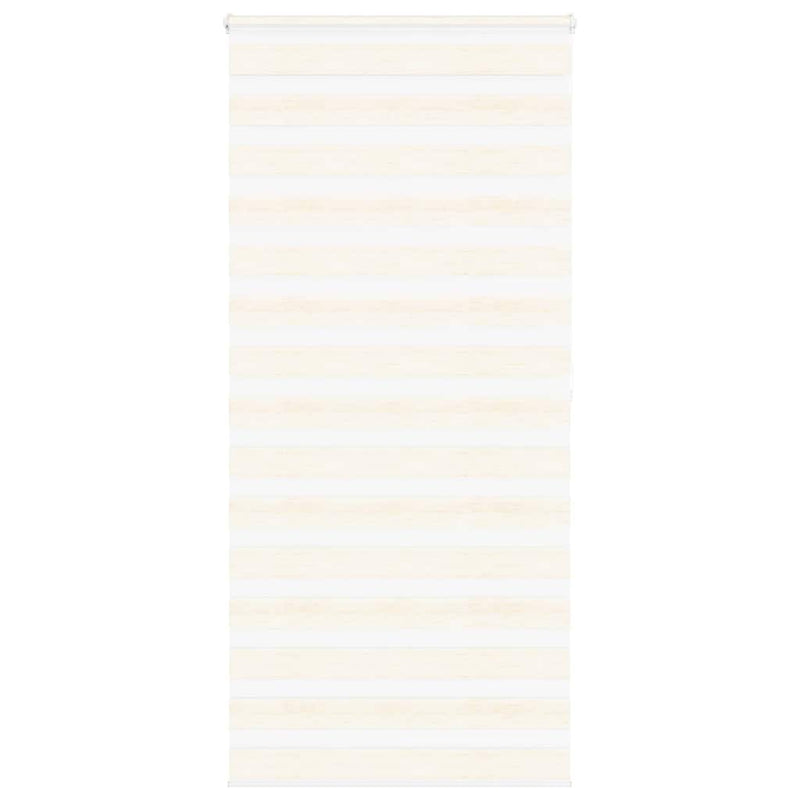 Afbeelding laden in galerijviewer, Vidaxl zebra rolgordijn 105x200 cm stofbreedte 100,9cm marmerbeige
