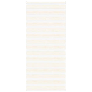 Vidaxl zebra rolgordijn 105x200 cm stofbreedte 100,9cm marmerbeige