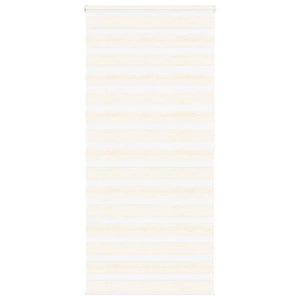 Vidaxl zebra rolgordijn 110x200 cm stofbreedte 105,9 cm marmerbeige