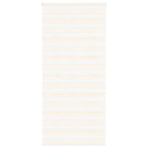 Vidaxl zebra rolgordijn 115x200 cm stofbreedte 110,9 cm marmerbeige