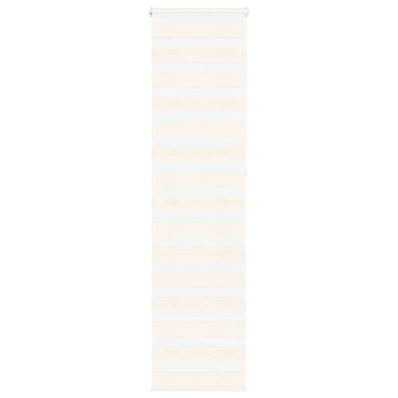 Afbeelding laden in galerijviewer, Vidaxl zebra rolgordijn 55x230 cm stofbreedte 50,9 cm marmerbeige
