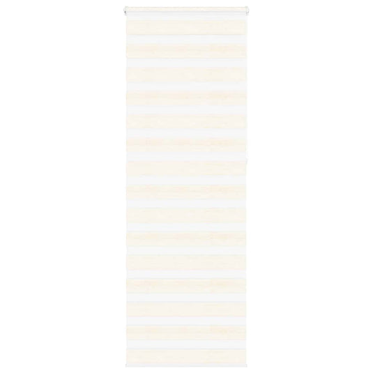 Vidaxl zebra blind 80x230 cm stofbreedte 75,9 cm polyester marmerbeige