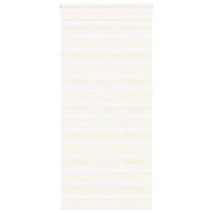 Vidaxl zebra rolgordijn 110x230 cm stofbreedte 105,9 cm marmerbeige
