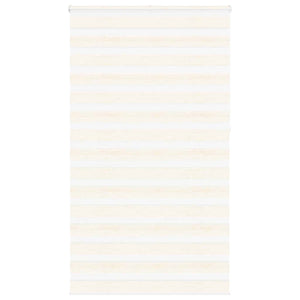 Vidaxl zebra rolgordijn 125x230 cm stofbreedte 120,9 cm marmerbeige