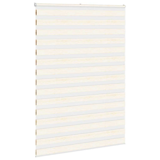 Vidaxl zebra blind marmer beige 160x230 cm stofbreedte 155,9 cm polyester