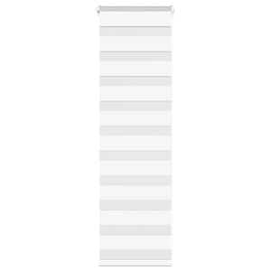 Vidaxl zebra rolgordijn 45x100 cm stofbreedte 40,9 cm polyester wit