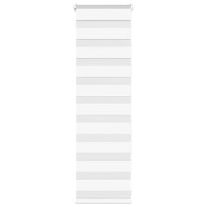 Vidaxl zebra rolgordijn 50x100 cm stofbreedte 45,9cm polyester wit