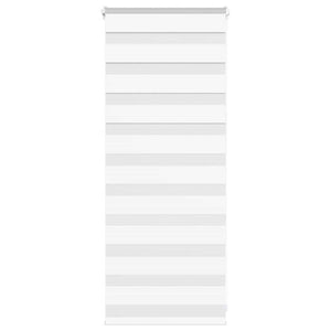 Vidaxl zebra rolgordijn 60x100 cm stofbreedte 55,9 cm polyester wit