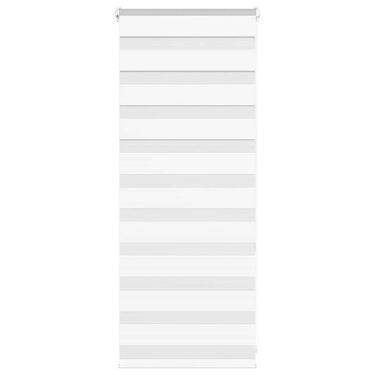 Vidaxl zebra rolgordijn 60x100 cm stofbreedte 55,9 cm polyester wit