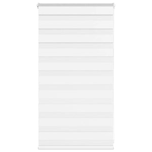 Vidaxl zebra blind 70x100 cm stofbreedte 65,9 cm polyester wit