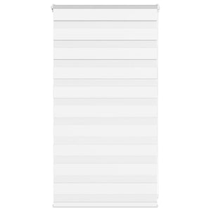Vidaxl zebra blind 75x100 cm stofbreedte 70,9 cm polyester wit